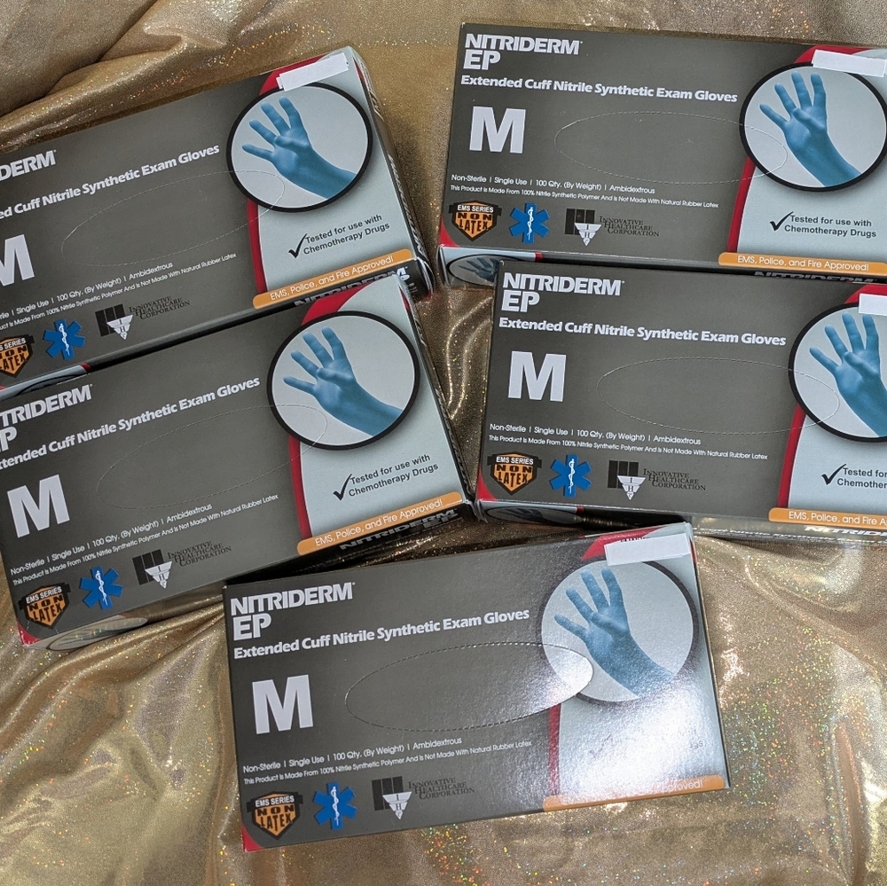Nitriderm EP Nitrile Exam Gloves - Medium